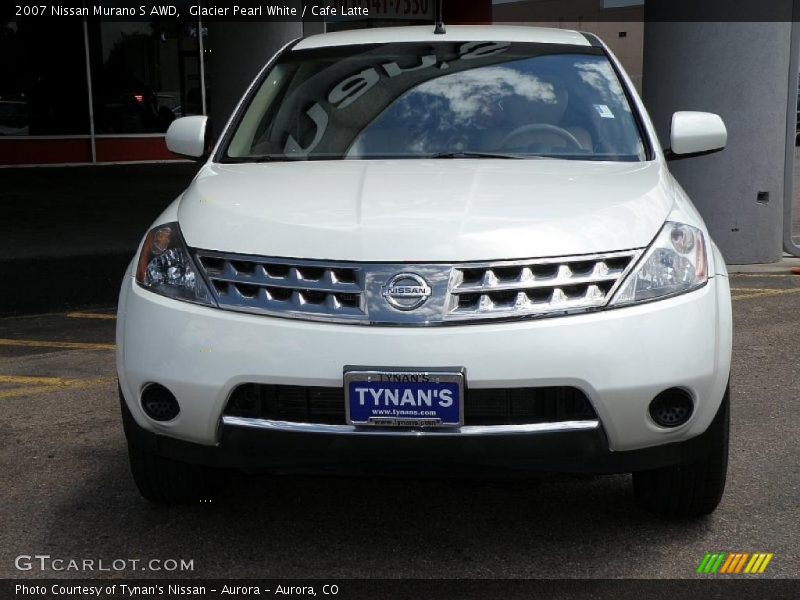 Glacier Pearl White / Cafe Latte 2007 Nissan Murano S AWD