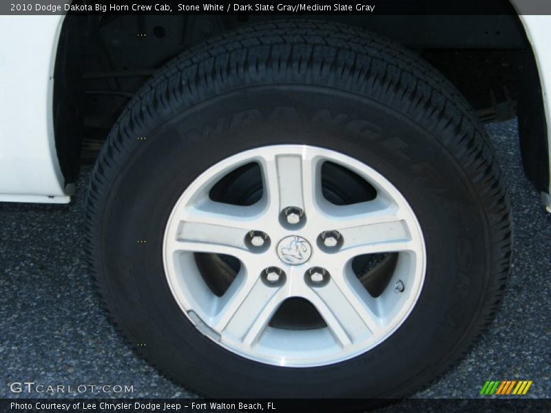 Stone White / Dark Slate Gray/Medium Slate Gray 2010 Dodge Dakota Big Horn Crew Cab