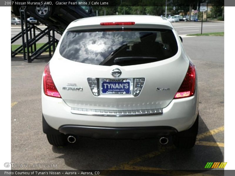 Glacier Pearl White / Cafe Latte 2007 Nissan Murano S AWD