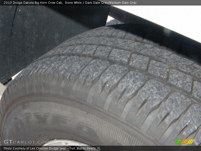 Stone White / Dark Slate Gray/Medium Slate Gray 2010 Dodge Dakota Big Horn Crew Cab