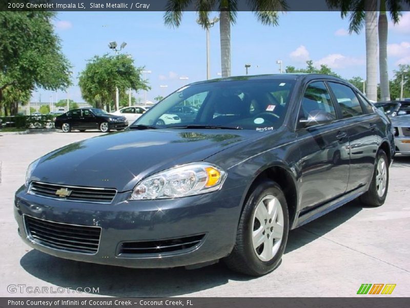 Slate Metallic / Gray 2009 Chevrolet Impala LS