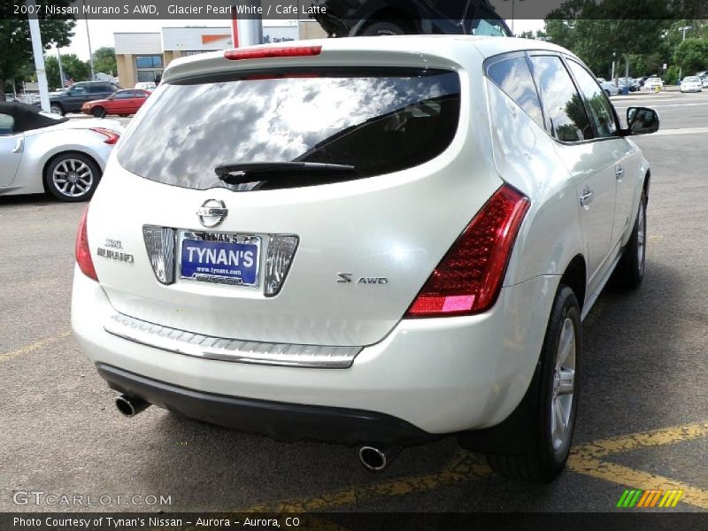 Glacier Pearl White / Cafe Latte 2007 Nissan Murano S AWD