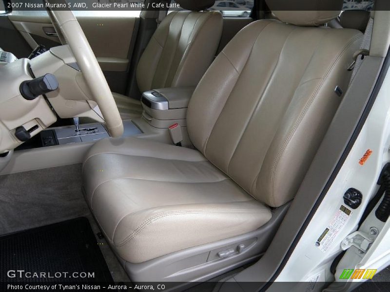 Glacier Pearl White / Cafe Latte 2007 Nissan Murano S AWD
