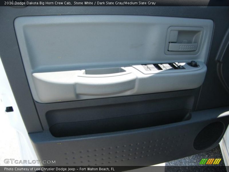 Stone White / Dark Slate Gray/Medium Slate Gray 2010 Dodge Dakota Big Horn Crew Cab