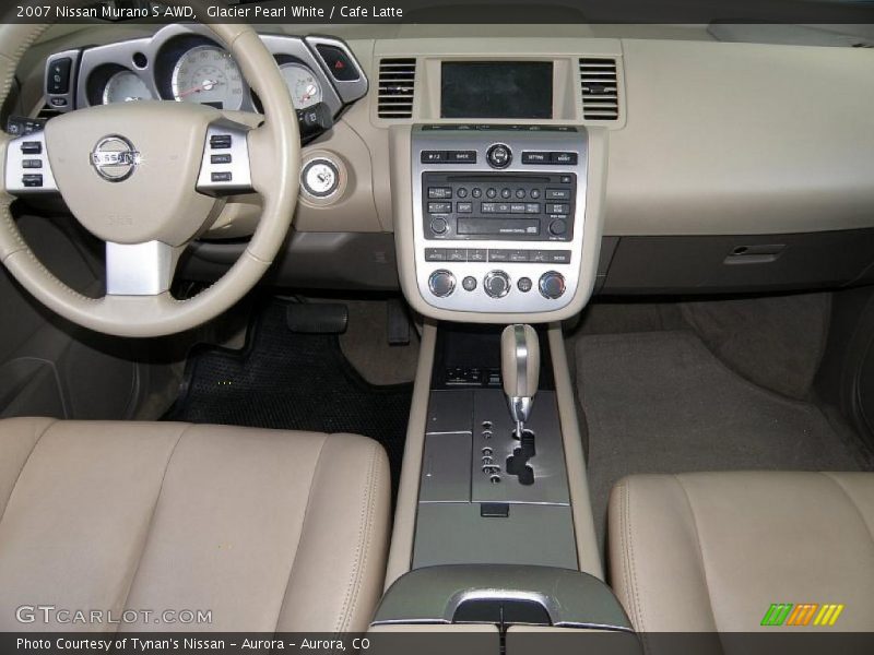 Glacier Pearl White / Cafe Latte 2007 Nissan Murano S AWD