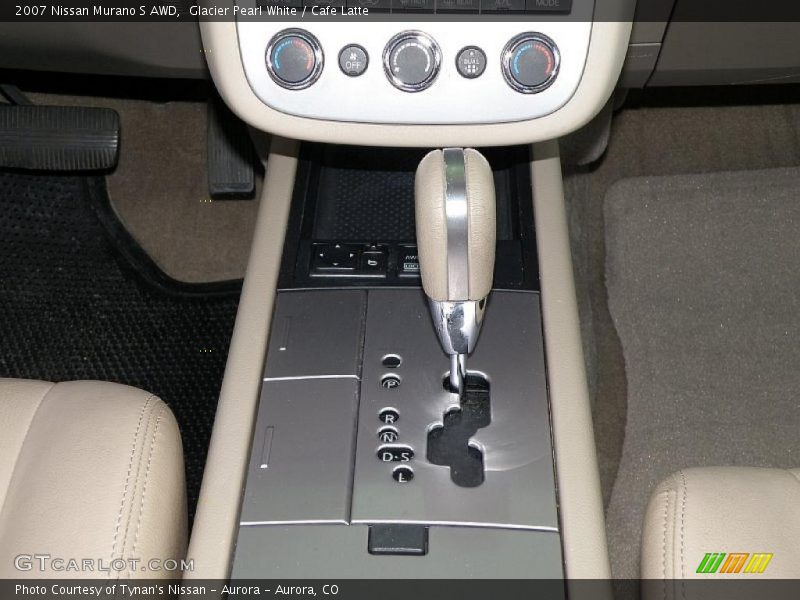 Glacier Pearl White / Cafe Latte 2007 Nissan Murano S AWD
