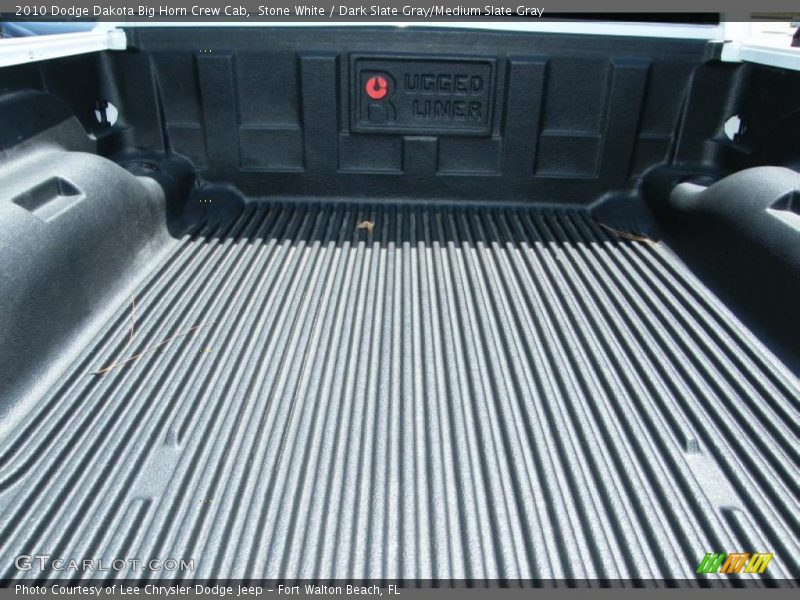 Stone White / Dark Slate Gray/Medium Slate Gray 2010 Dodge Dakota Big Horn Crew Cab