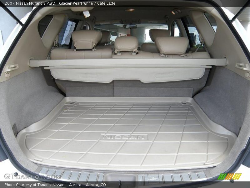 Glacier Pearl White / Cafe Latte 2007 Nissan Murano S AWD