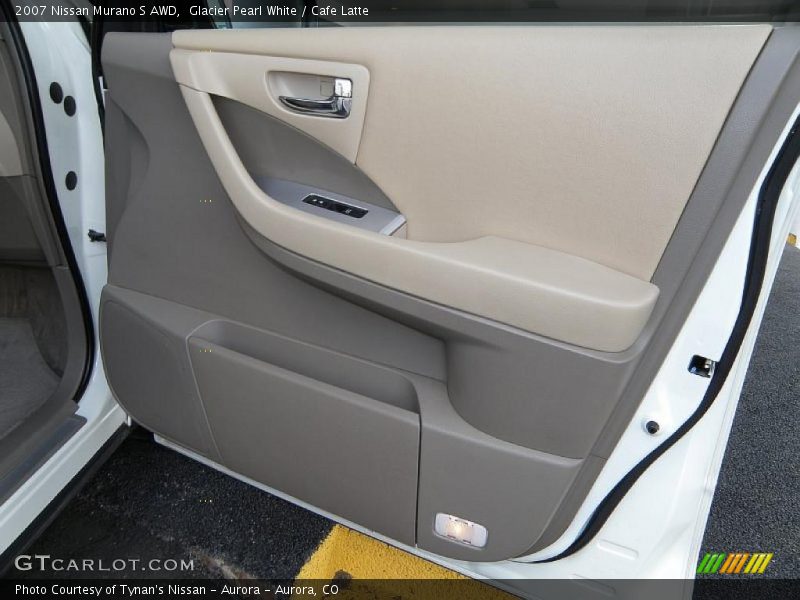 Glacier Pearl White / Cafe Latte 2007 Nissan Murano S AWD
