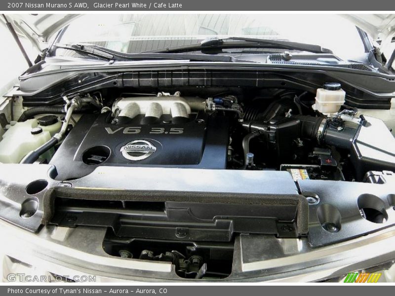 Glacier Pearl White / Cafe Latte 2007 Nissan Murano S AWD
