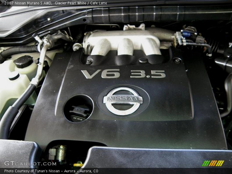 Glacier Pearl White / Cafe Latte 2007 Nissan Murano S AWD
