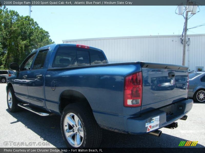 Atlantic Blue Pearl / Medium Slate Gray 2006 Dodge Ram 1500 Sport Quad Cab 4x4