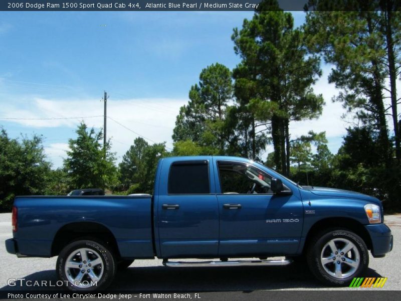 Atlantic Blue Pearl / Medium Slate Gray 2006 Dodge Ram 1500 Sport Quad Cab 4x4