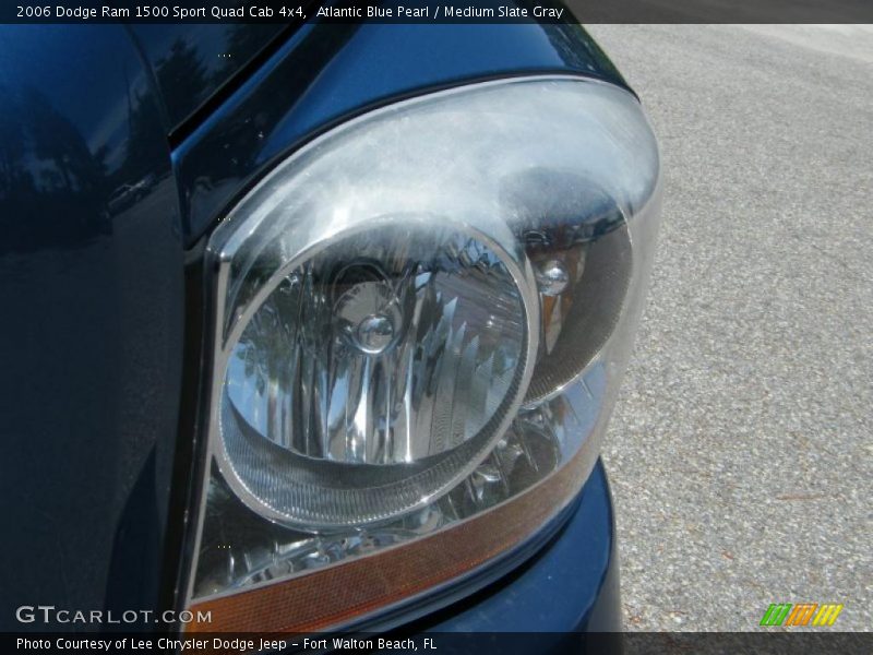 Atlantic Blue Pearl / Medium Slate Gray 2006 Dodge Ram 1500 Sport Quad Cab 4x4