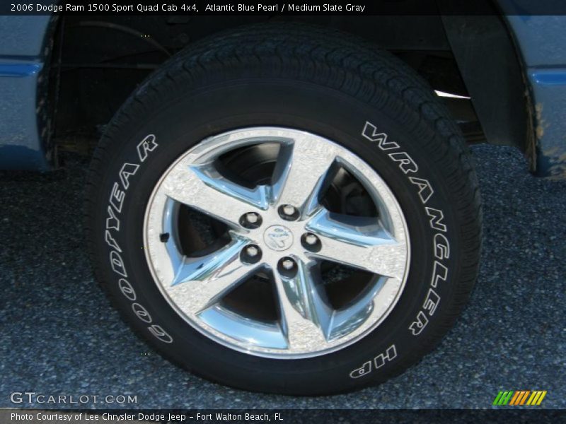Atlantic Blue Pearl / Medium Slate Gray 2006 Dodge Ram 1500 Sport Quad Cab 4x4
