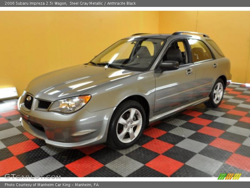 Steel Gray Metallic / Anthracite Black 2006 Subaru Impreza 2.5i Wagon