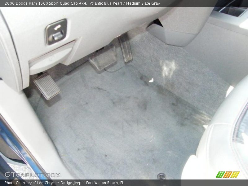 Atlantic Blue Pearl / Medium Slate Gray 2006 Dodge Ram 1500 Sport Quad Cab 4x4