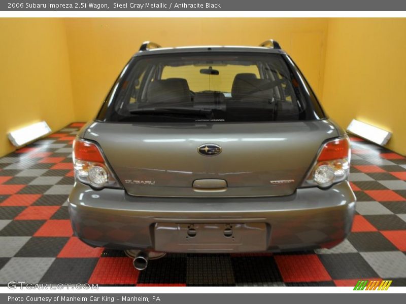 Steel Gray Metallic / Anthracite Black 2006 Subaru Impreza 2.5i Wagon