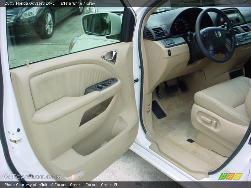 Taffeta White / Gray 2005 Honda Odyssey EX-L