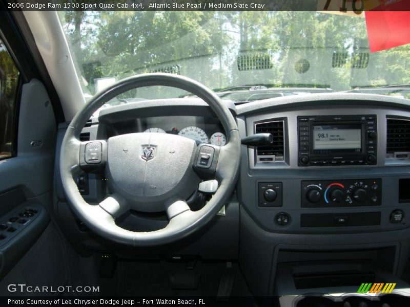 Atlantic Blue Pearl / Medium Slate Gray 2006 Dodge Ram 1500 Sport Quad Cab 4x4