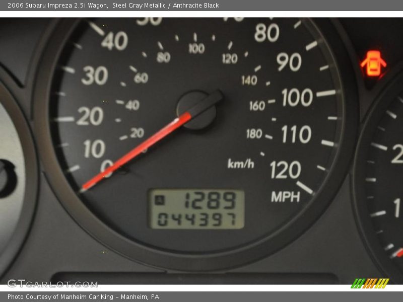 Steel Gray Metallic / Anthracite Black 2006 Subaru Impreza 2.5i Wagon