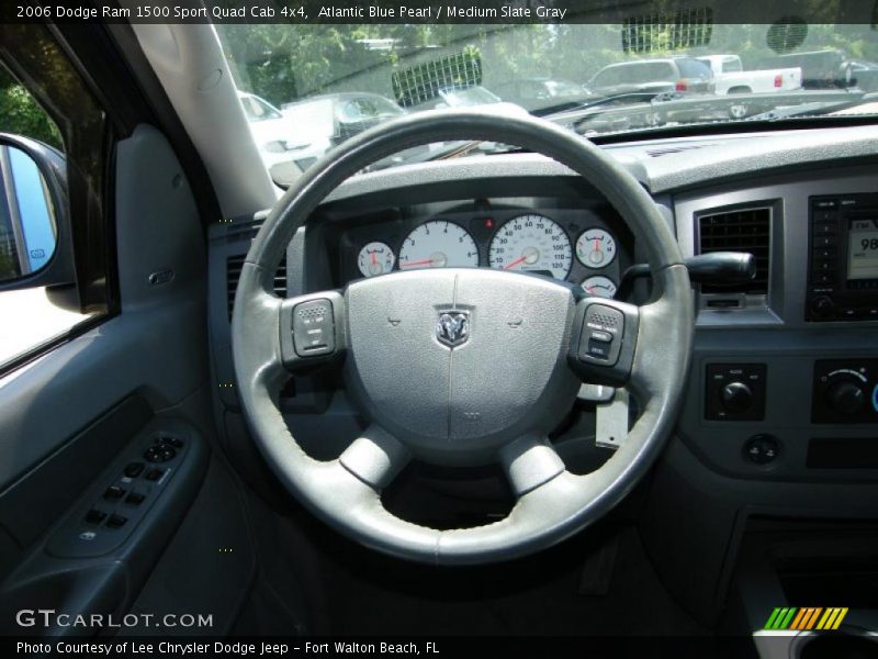 Atlantic Blue Pearl / Medium Slate Gray 2006 Dodge Ram 1500 Sport Quad Cab 4x4