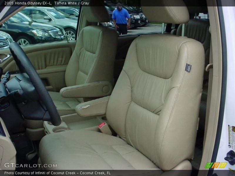 Taffeta White / Gray 2005 Honda Odyssey EX-L