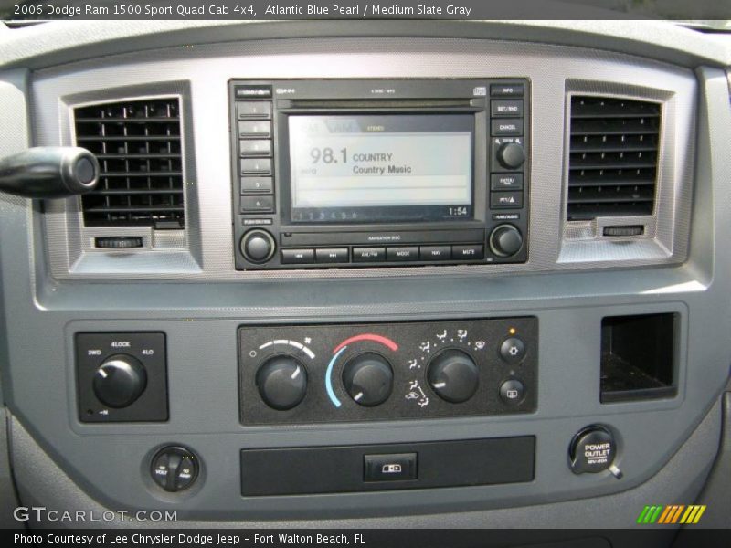 Atlantic Blue Pearl / Medium Slate Gray 2006 Dodge Ram 1500 Sport Quad Cab 4x4