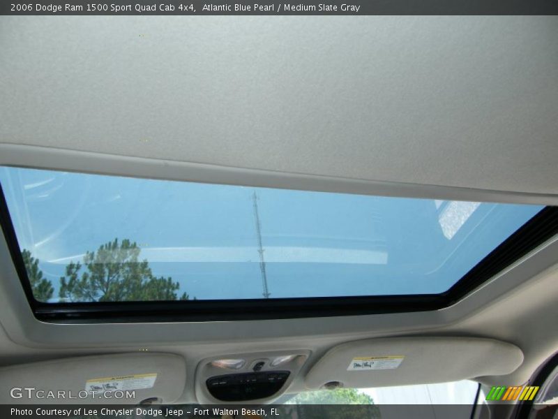 Atlantic Blue Pearl / Medium Slate Gray 2006 Dodge Ram 1500 Sport Quad Cab 4x4
