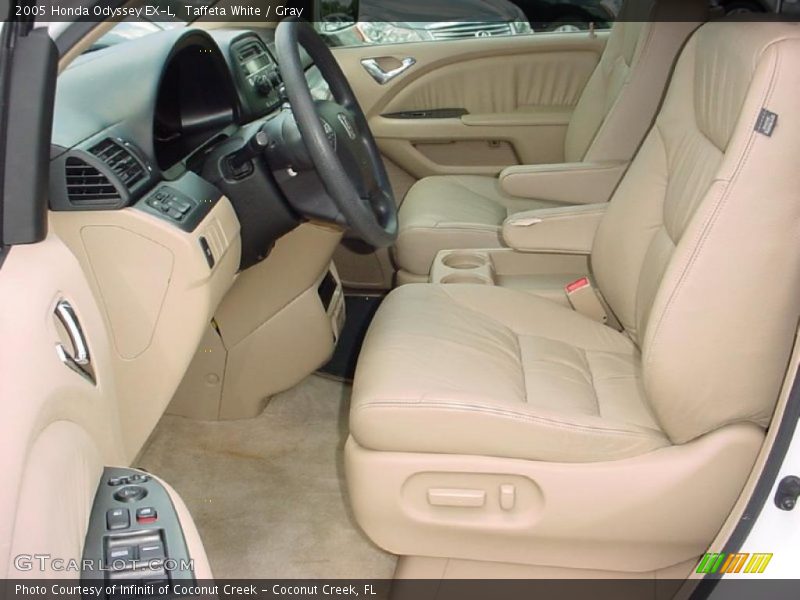 Taffeta White / Gray 2005 Honda Odyssey EX-L