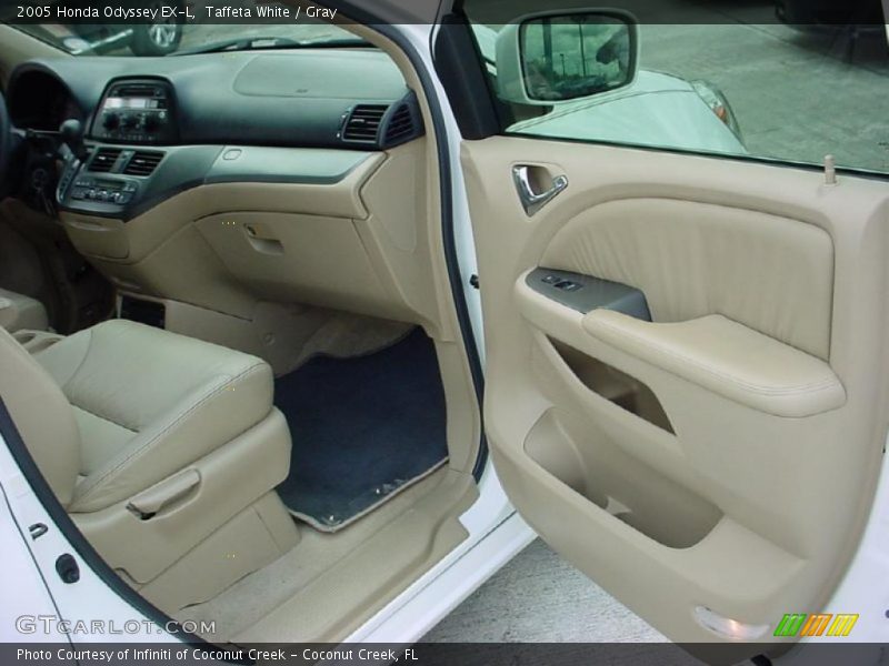Taffeta White / Gray 2005 Honda Odyssey EX-L