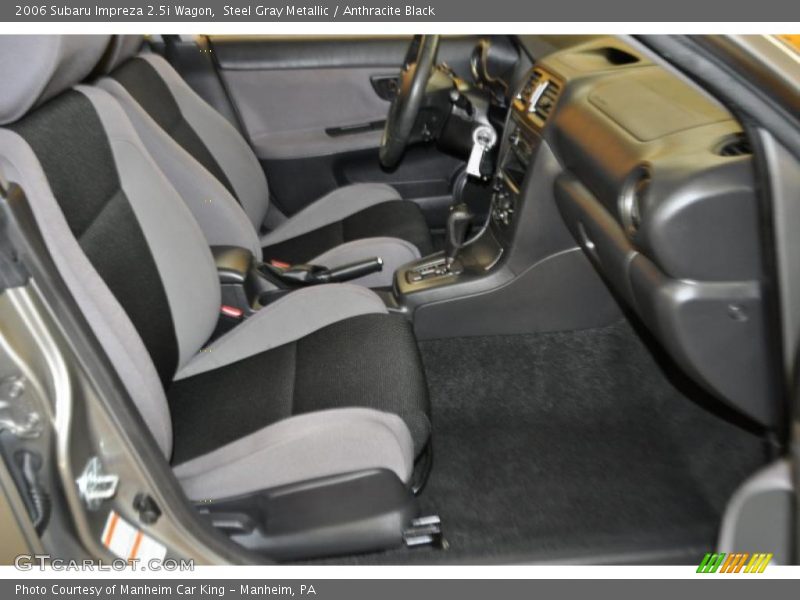 Steel Gray Metallic / Anthracite Black 2006 Subaru Impreza 2.5i Wagon