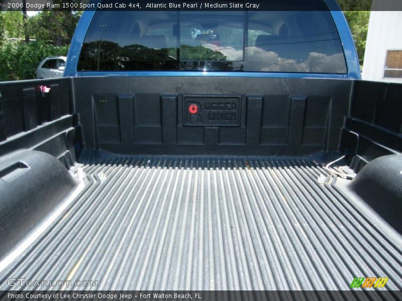 Atlantic Blue Pearl / Medium Slate Gray 2006 Dodge Ram 1500 Sport Quad Cab 4x4