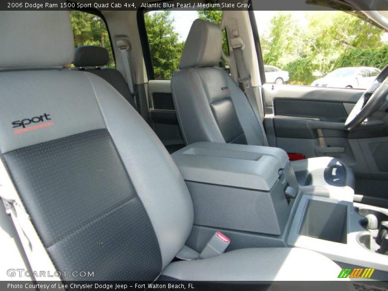 Atlantic Blue Pearl / Medium Slate Gray 2006 Dodge Ram 1500 Sport Quad Cab 4x4
