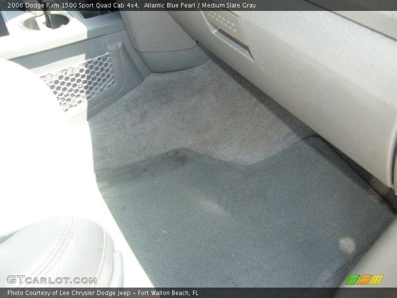 Atlantic Blue Pearl / Medium Slate Gray 2006 Dodge Ram 1500 Sport Quad Cab 4x4