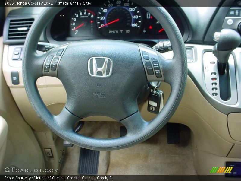 Taffeta White / Gray 2005 Honda Odyssey EX-L