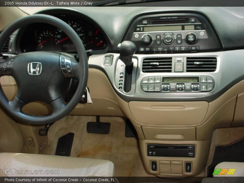 Taffeta White / Gray 2005 Honda Odyssey EX-L