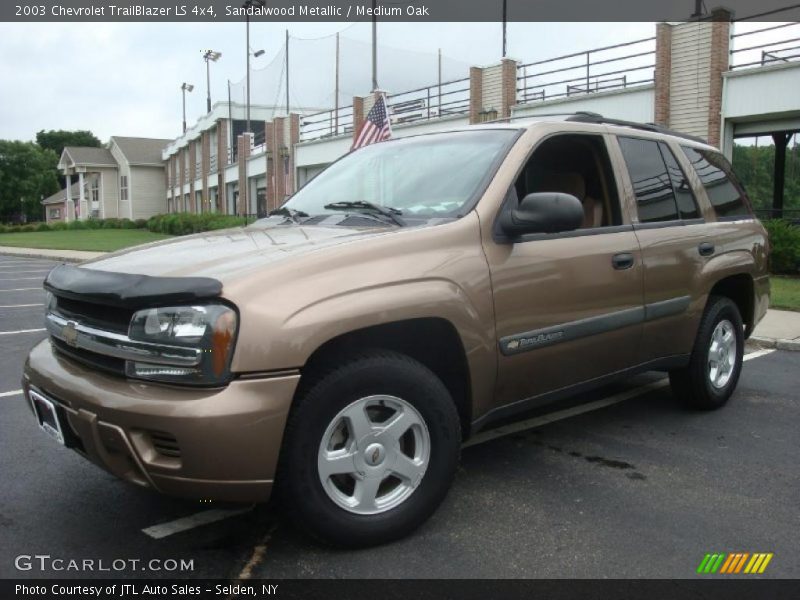 Sandalwood Metallic / Medium Oak 2003 Chevrolet TrailBlazer LS 4x4