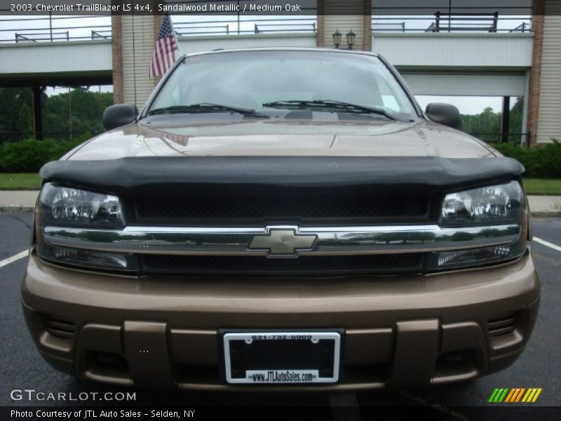 Sandalwood Metallic / Medium Oak 2003 Chevrolet TrailBlazer LS 4x4