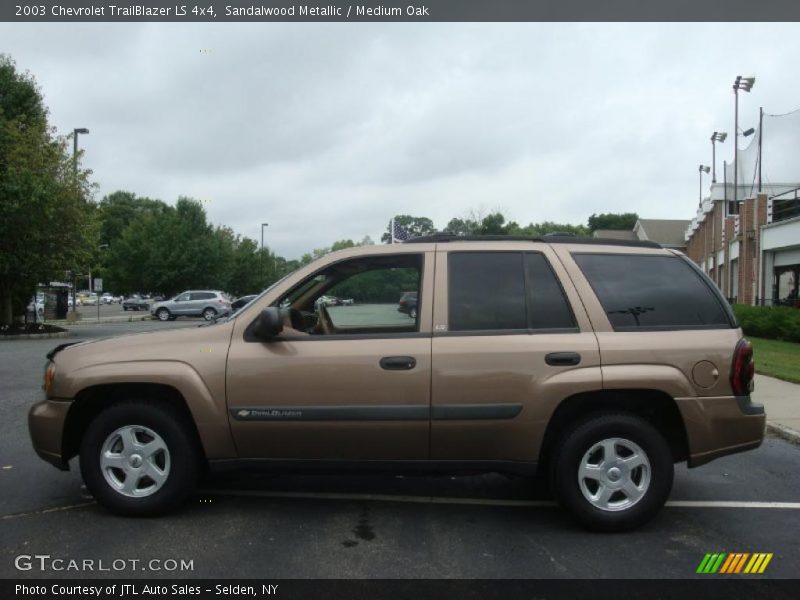 Sandalwood Metallic / Medium Oak 2003 Chevrolet TrailBlazer LS 4x4