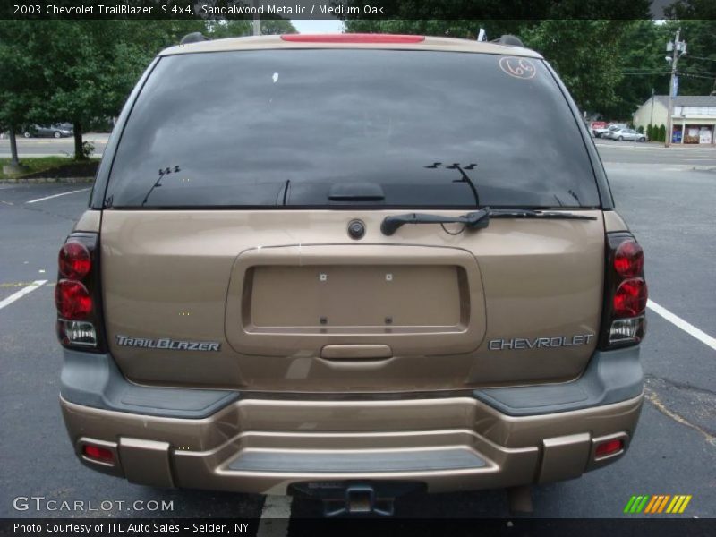 Sandalwood Metallic / Medium Oak 2003 Chevrolet TrailBlazer LS 4x4