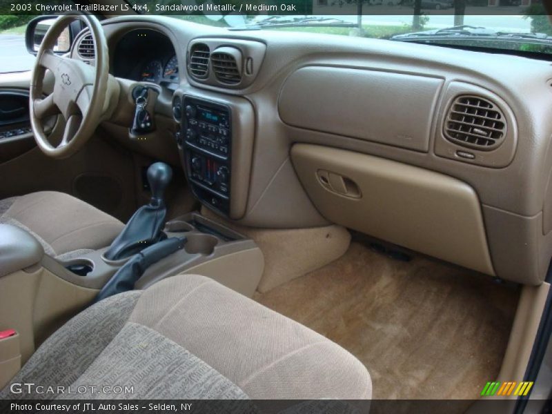 Sandalwood Metallic / Medium Oak 2003 Chevrolet TrailBlazer LS 4x4
