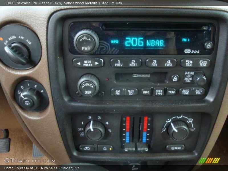 Sandalwood Metallic / Medium Oak 2003 Chevrolet TrailBlazer LS 4x4