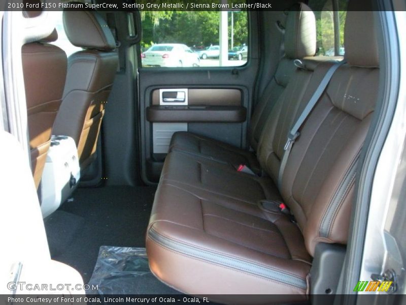 Sterling Grey Metallic / Sienna Brown Leather/Black 2010 Ford F150 Platinum SuperCrew