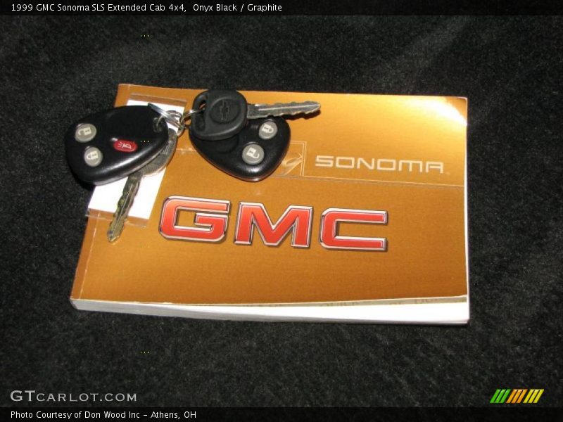 Onyx Black / Graphite 1999 GMC Sonoma SLS Extended Cab 4x4