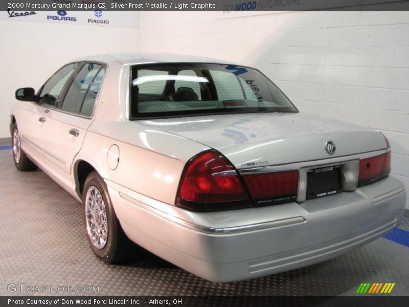 Silver Frost Metallic / Light Graphite 2000 Mercury Grand Marquis GS
