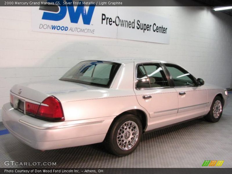 Silver Frost Metallic / Light Graphite 2000 Mercury Grand Marquis GS