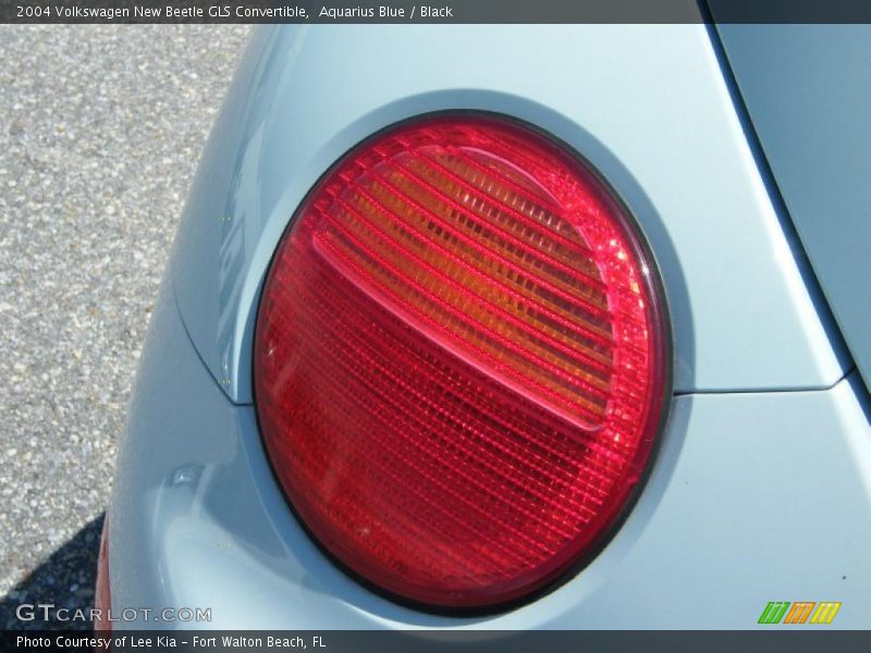 Aquarius Blue / Black 2004 Volkswagen New Beetle GLS Convertible