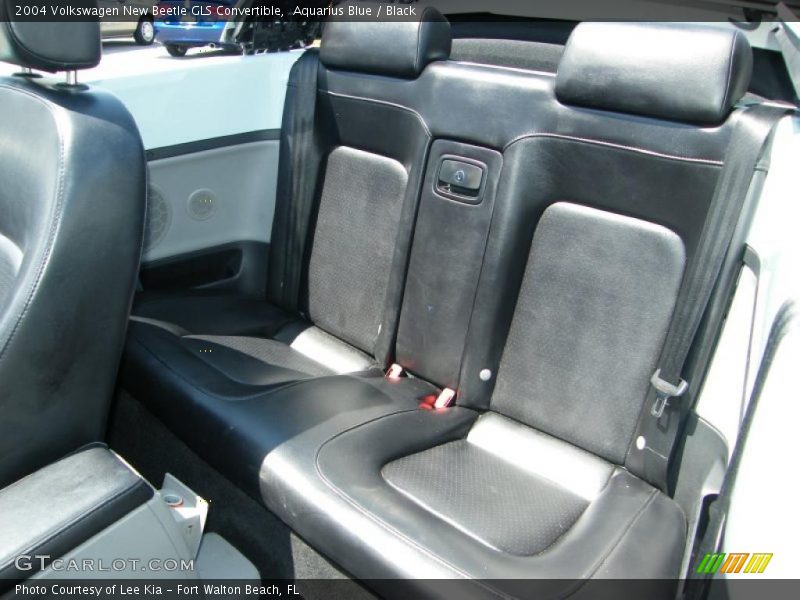 Aquarius Blue / Black 2004 Volkswagen New Beetle GLS Convertible