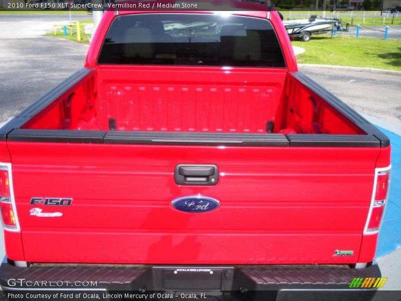 Vermillion Red / Medium Stone 2010 Ford F150 XLT SuperCrew